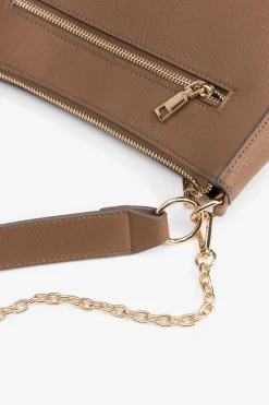 Vilanova Bolso Bandolera con Cadena Marr&oacute;n New