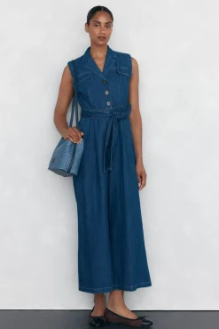 Pedro del Hierro Bolso bucket doble asa monograma Azul New