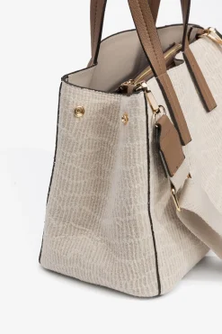 Vilanova Bolso city 3 compartimentos texturizado Marfil Hot