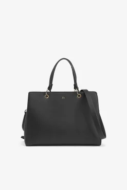 Vilanova Bolso City Efecto Piel Negro New