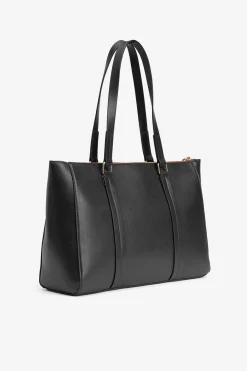 Vilanova Bolso City Efecto Piel Negro Discount