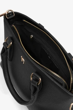 Vilanova Bolso city efecto piel granulada Negro New