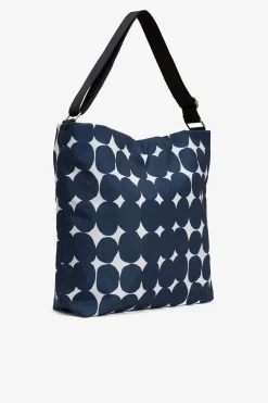 Vilanova Bolso de Hombro de Nylon Estampado Azul marino Outlet