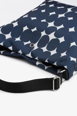 Vilanova Bolso de Hombro de Nylon Estampado Azul marino Outlet