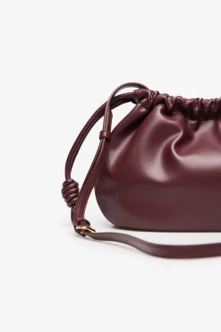 Cortefiel Bolso saco bandolera Granate Discount