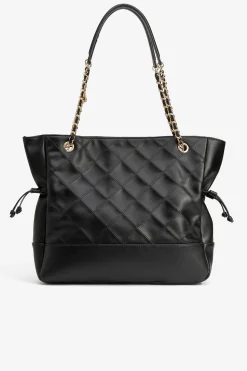 Vilanova Bolso Shopper con Ajustes de Cordón Negro Discount