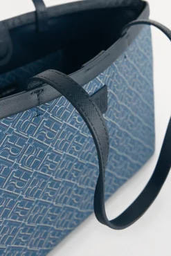 Pedro del Hierro Bolso shopper monograma Azul Best