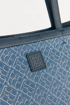 Pedro del Hierro Bolso shopper monograma Azul Best