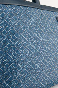Pedro del Hierro Bolso shopper monograma Azul Best