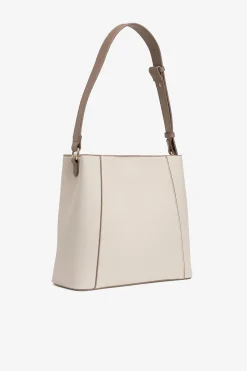 Vilanova Bolso shoulder efecto piel Beige