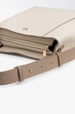 Vilanova Bolso shoulder efecto piel Beige
