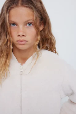 Springfield Kids Bomber de pelo niña beige Online