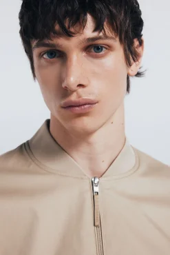 Springfield Bomber ligera beige Discount