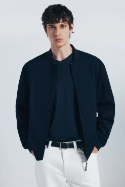 Springfield Bomber ligera azul Outlet