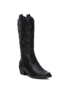 XTI Bota cowboy bordado Negro Sale