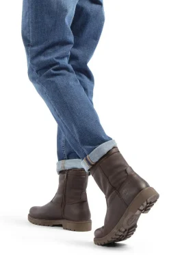 Panama Jack Bota de hombre en piel Marr&oacute;n oscuro Online