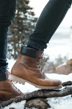 Panama Jack Bota de hombre en piel napa Marr&oacute;n Hot