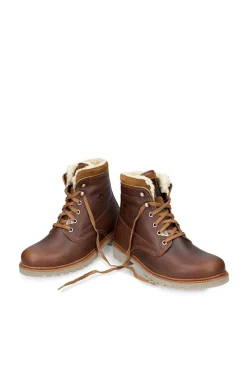 Panama Jack Bota de hombre en piel napa Marr&oacute;n Sale