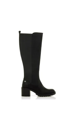 MTNG Bota de tacón Mayo negro Clearance