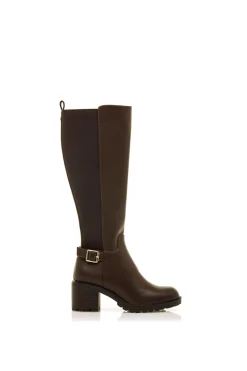 MTNG Bota de tacón Mayo marr&oacute;n Online