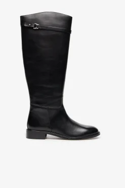 Cortefiel Bota hípica piel Negro Online