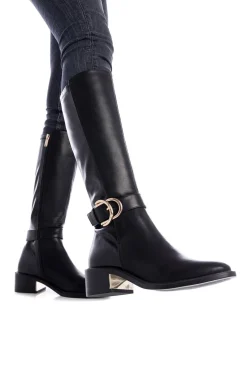 XTI Bota mosquetera polipiel Negro Hot