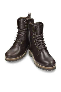 Panama Jack Bota mujer plana Marr&oacute;n oscuro Outlet