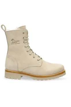 Panama Jack Bota mujer plana Beige