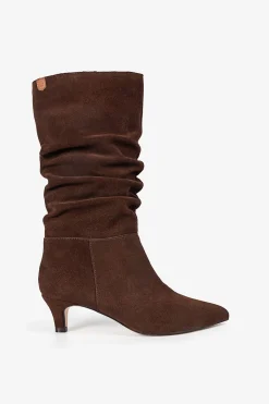 Popa Bota señora Nirvana Ante Marr&oacute;n oscuro Outlet