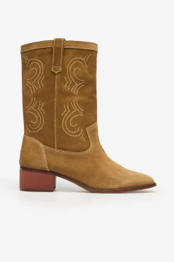 Cortefiel Bota serraje pespunte a contraste Beige Clearance