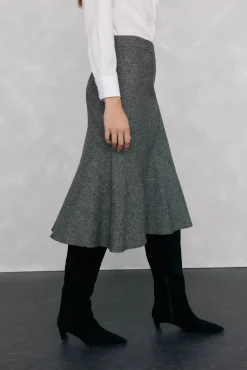 Pedro del Hierro Bota tacón kitten serraje Negro Discount