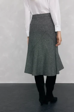 Pedro del Hierro Bota tacón kitten serraje Negro Discount