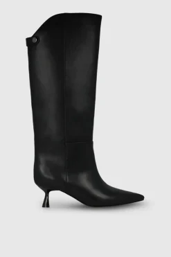 Lodi Botas altas con caña ancha Negro Clearance