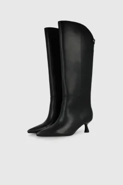 Lodi Botas altas con caña ancha Negro Clearance