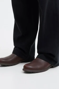 Jack & Jones Botas chelsea marr&oacute;n