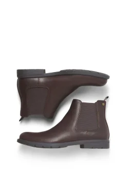 Jack & Jones Botas chelsea marr&oacute;n