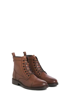 Jack & Jones Botas de cuero para hombre nude New