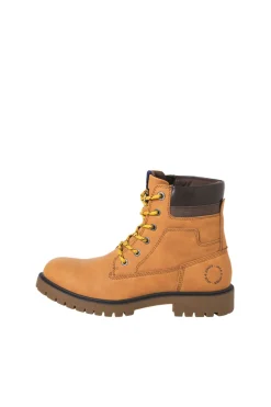 Jack & Jones Botas sintéticas con cordones amarillo Hot