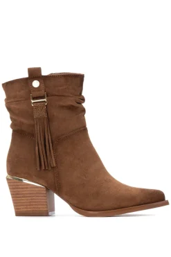 XTI Botin Antelina Flecos nude Sale