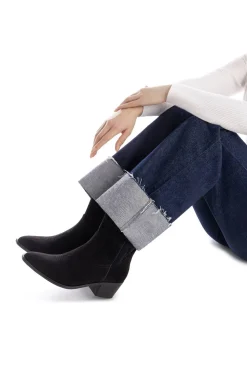 XTI Botin Cowboy Bordado negro Best