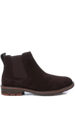 XTI Botin De Serraje marr&oacute;n