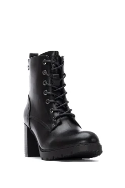 XTI Botin De Tacón Con Cordones negro Sale