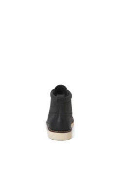 Jack & Jones Botines de piel suela goma negro Hot
