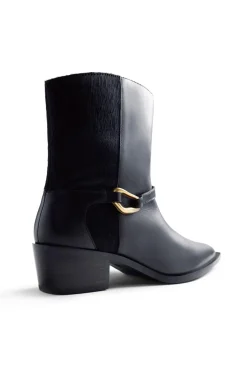 Gioseppo Botines piel by Melyssa Pinto Negro Outlet