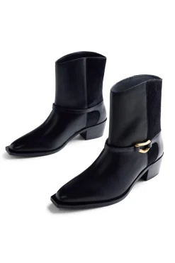 Gioseppo Botines piel by Melyssa Pinto Negro Outlet