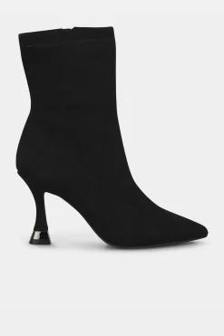 Alma en Pena Botín ajustado tacón aguja Negro Sale
