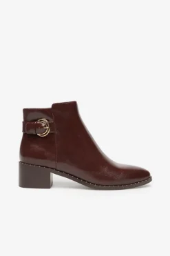 Cortefiel Botín bajo Granate Discount