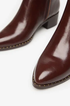 Cortefiel Botín bajo Granate Discount