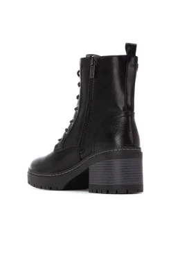 XTI Botín con cordones Negro