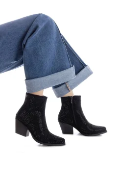 XTI Botín cowboy tachas Negro Outlet